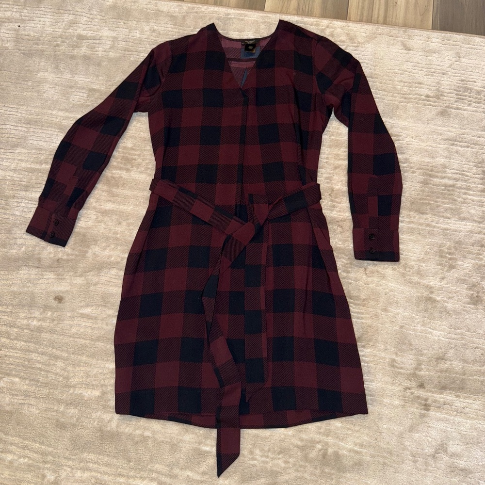 Ann Taylor Plaid Mini Dress